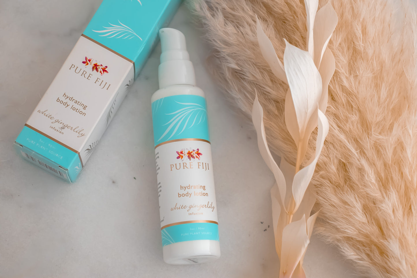 Pure Fiji Hydrating Lotion 90ml White Gingerlily
