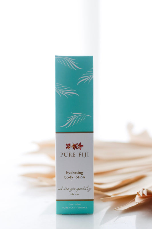 Pure Fiji Hydrating Lotion 90ml White Gingerlily